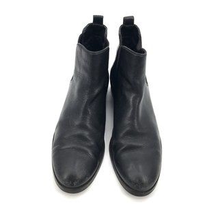 COLE HAAN Laina Leather Ankle Bootie chelsea casual boots Black 10B 10 women's